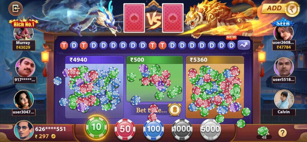 Dragon Vs Tiger Game In Slots Meta