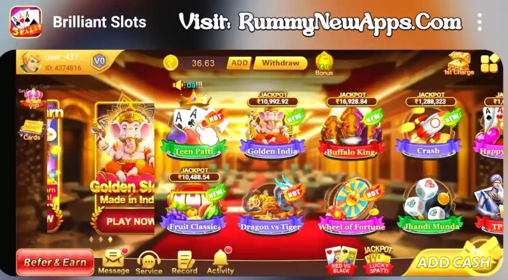 Brillant Slots - New Rummy App 2023