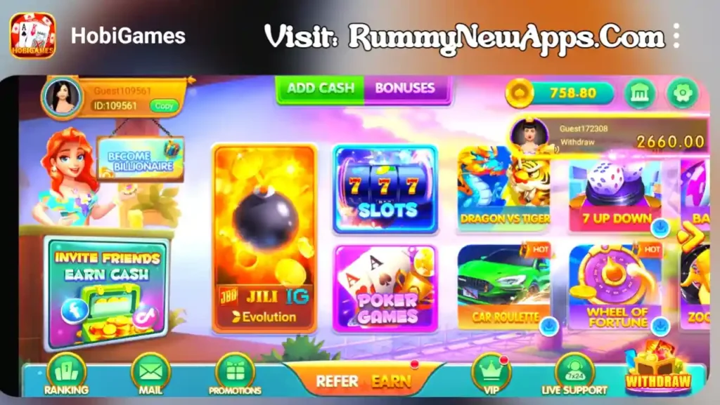 Hobi Games - Best Rummy App
