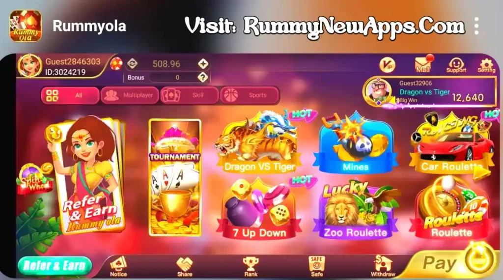 Rummy Ola - New Rummy App 2023