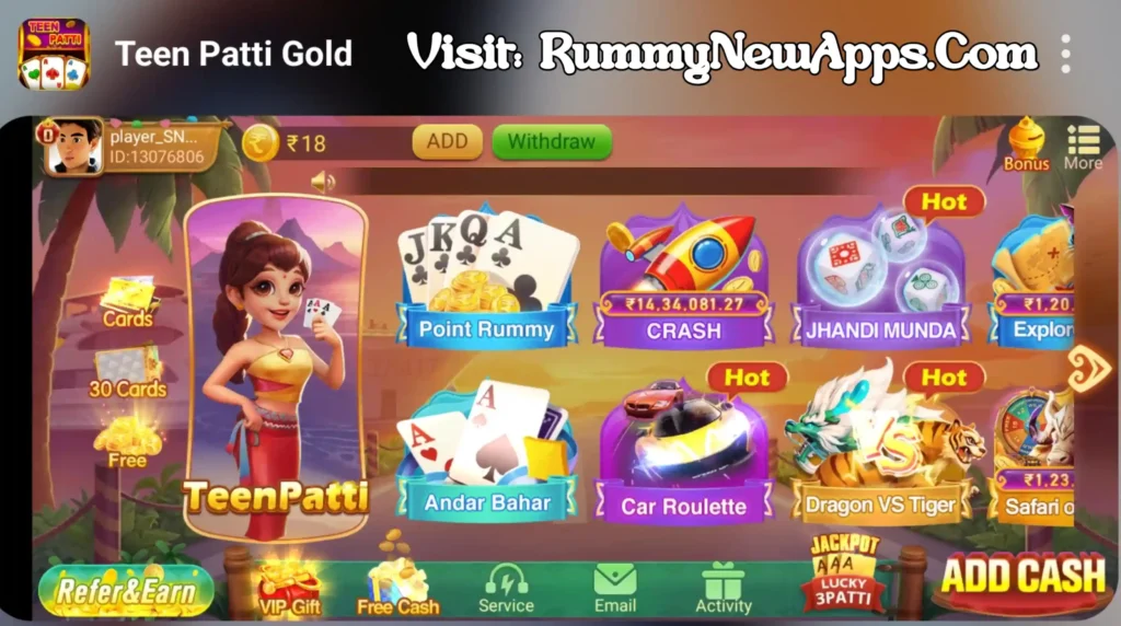 Teen Patti Gold APK - Top Rummy App