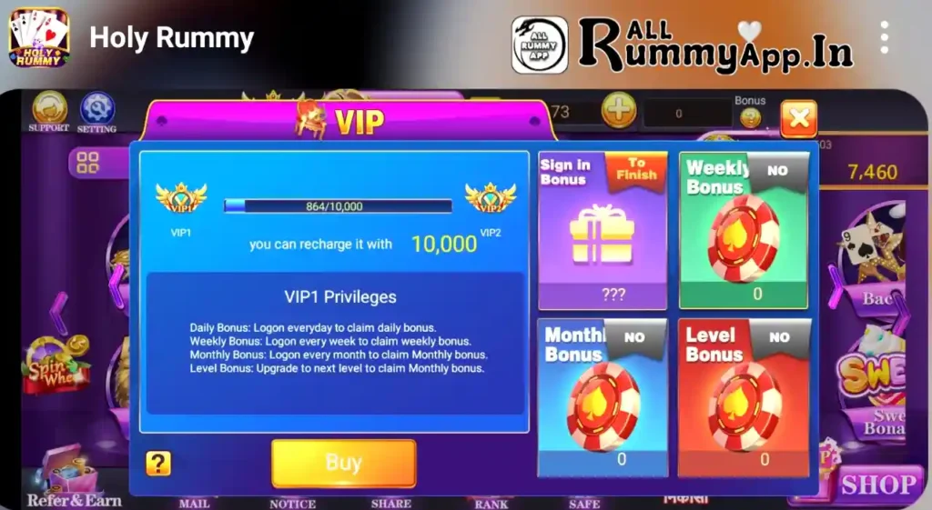 How To Get Vip Holy Rummy Apk
